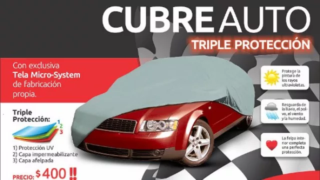 Levante la mano quién quiere un cobertor para su auto