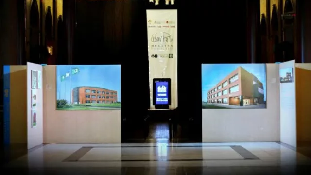 La muestra de César Pelli estará abierta hasta el 26 de abril en la Capilla del Buen Pastor.