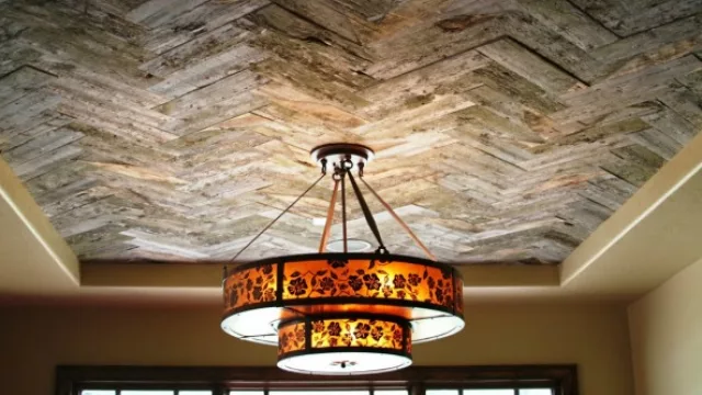 El parqué en el techo