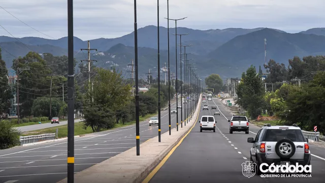 La avenida Padre Luchesse quedó completamente duplicada