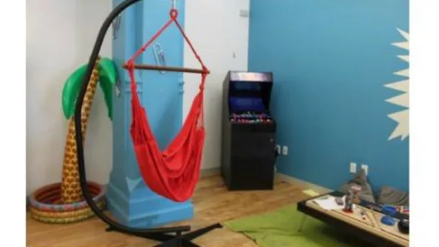 Una hamaca ideal para relajar después de tanto trabajo.