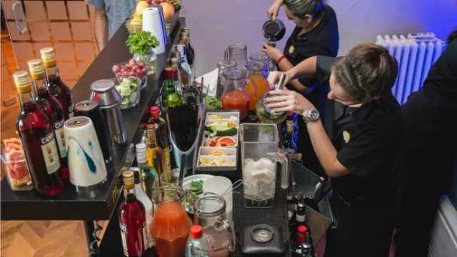 Tragos para todos los gustos, como nos tiene acostumbrado Mariani Cattering y su equipo.