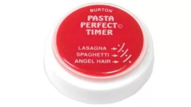Insólito: un timer específico para pastas. (Disponible en MercadoLibre a $55)