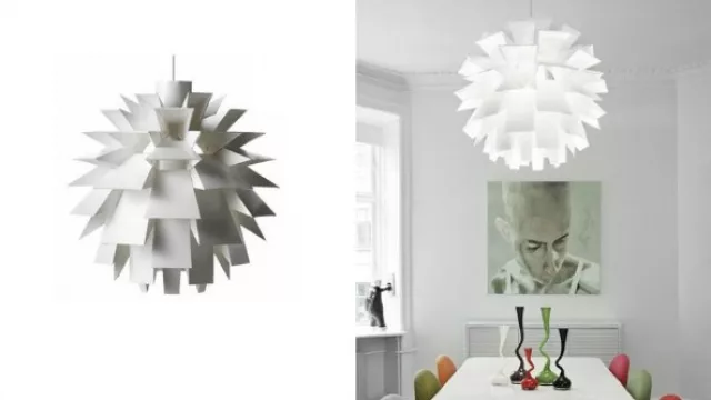 Lámpara estilo origami pero de acrílico (By Normann)