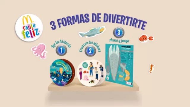 Mc Donald&#39;s eligió tres libros de una editorial de UY y los entrega en la “Cajita Feliz” de toda LA