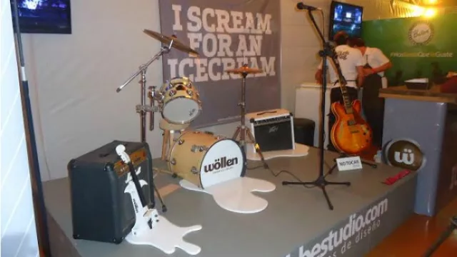  “I scream for an icecream”. El stand con mucha onda de Wöllen.
