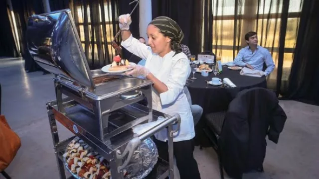 Alto Botánico nos deleitó con unos ricos waffles con frutas y chocolate, entre otras delicias.