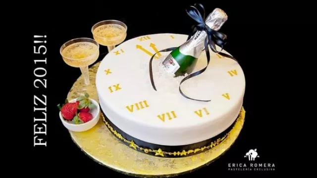 Mirá con lo que festejaron Año Nuevo los afortunados que se llevaron esta torta.