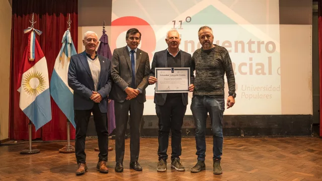 Alta Gracia obtuvo un destacado reconocimiento de la UNC por su experiencia en el Programa de Universidades Populares