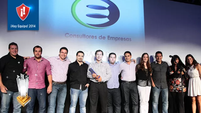 El team de Consultores de Empresas en la Gran Noche de ¡Hay Equipo!