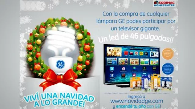 GE y Sodimac aprovechan Navidad para concientizar sobre el ahorro energético