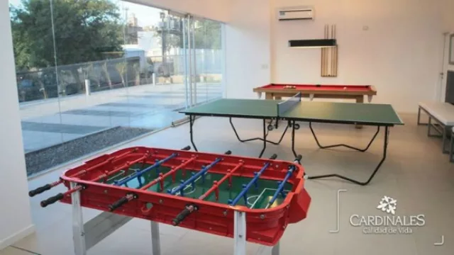 Sala de juegos, infaltable. 