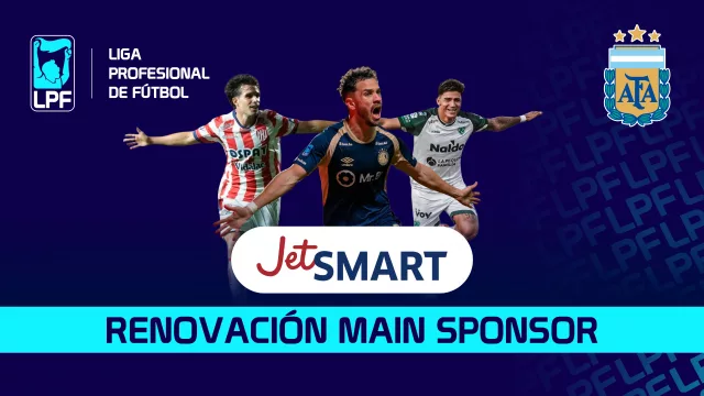JetSMART le renueva los votos a la Liga Profesional: el fútbol argentino tiene aerolínea oficial para 2026