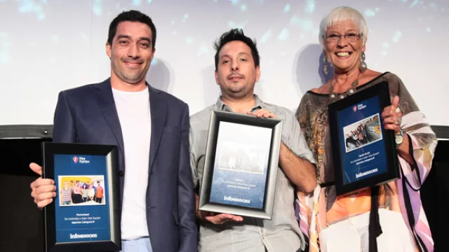 Rolando Arias (Perrochaval), Gaspar Petrini (Brokers) y Griselda Martoglio (Razón Social), los más votados en la categoría M.