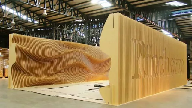 Así directo se expuso en la Feria Internacional del Mueble Argentino este año en Córdoba.