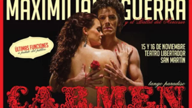 Hoy salen las entradas de Carmen y Tango Paradiso
