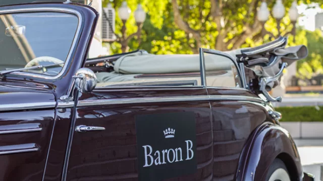 Ambiente clásico y de alta gama, como el espíritu de Baron B.