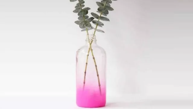 Vidrio sumergido en pintura pero con efecto smog.