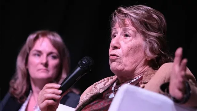 La exvocal del TSJ, María Cafure de Battistelli fue una de las oradoras del encuentro.