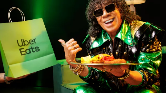 Bien Ahí, Uber Eats desembarcó en Córdoba con La Mona Jiménez y el omelette de entretiempo