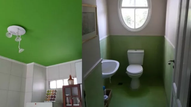 Cómo sólo interviniendo la parte superior o inferior de un espacio se cambia la percepción del ambiente.