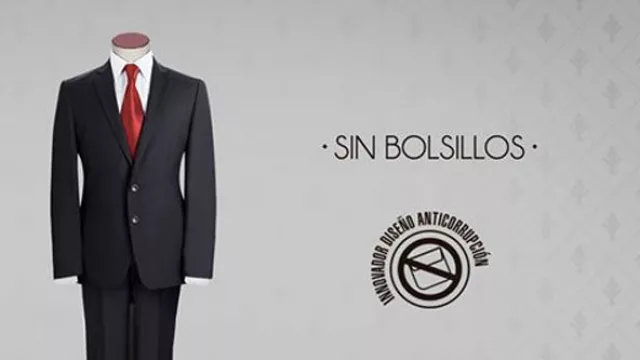 Diseño anticorrupción: Trajes “sin bolsillos” es la propuesta de Sastrerias Robert
