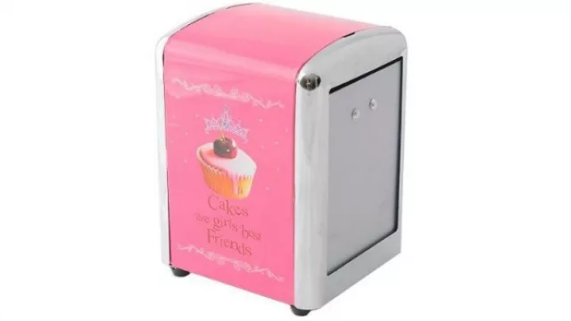 Servilletero metálico retro. (Morph)