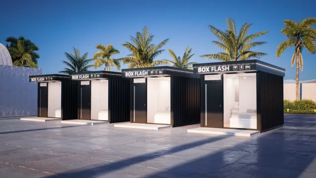 ¿Dormir en una estación de servicio? La apuesta de Construcciones Flash: módulos de $ 12.000.000 y con recupero estimado en siete meses