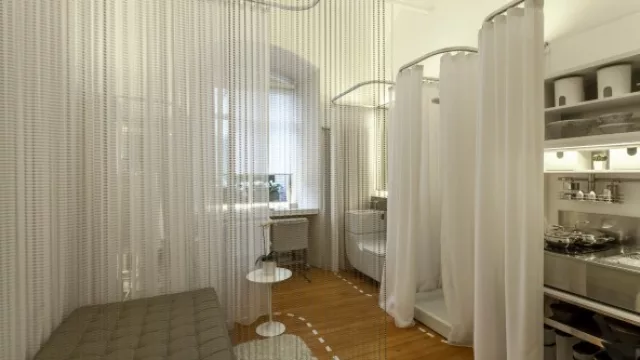 La casa de las sábanas en 20 m2