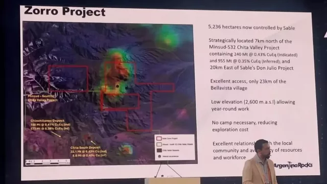 Sable Resources mostró nuevos avances en Pyros y Zorro, dentro de su cartera sanjuanina