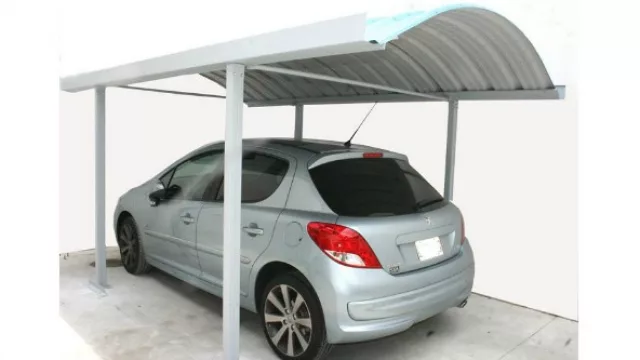 Techos antichapista: chapas curvas cubrecocheras