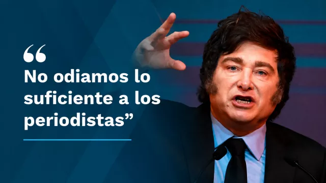 Milei exagera, pero está orientado: una encuesta marca que entre 50% y 60% de los periodistas  son “basura”