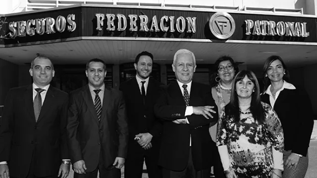 El equipo de Federación Patronal.