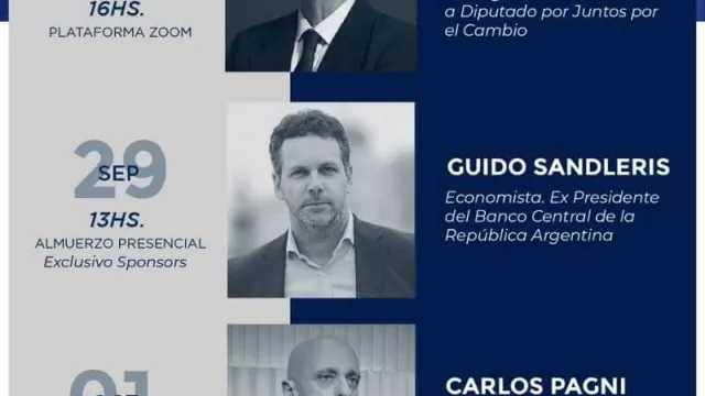 La Bolsa de Comercio celebra 121 años con tres disertaciones ideales para el momento: López Murphy, Sandleris y Pagni