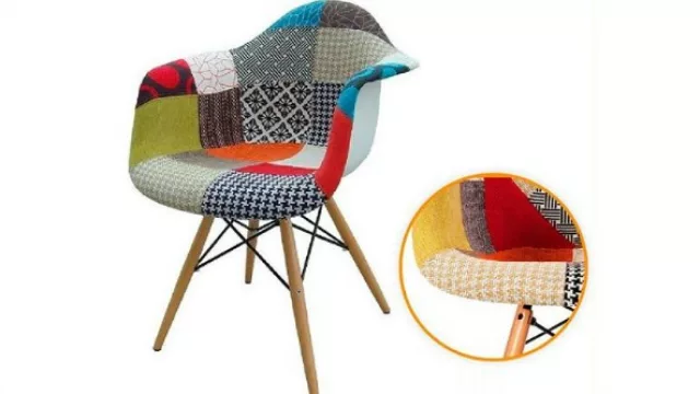 Sillón Patchwork de La Mueblería Online.