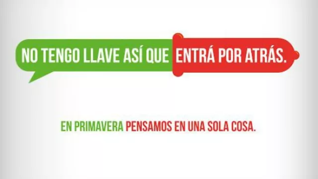 En primavera pensamos en una sola cosa.