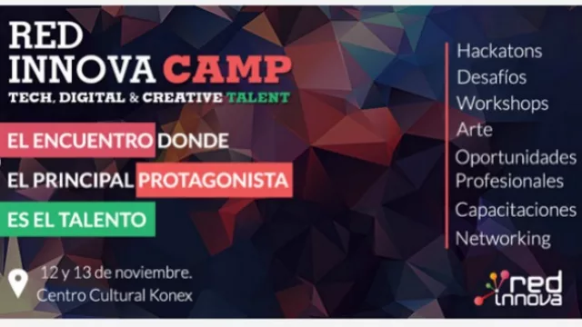 Red Innova Camp 12 y 13 de noviembre en el Centro Cultural Konex.