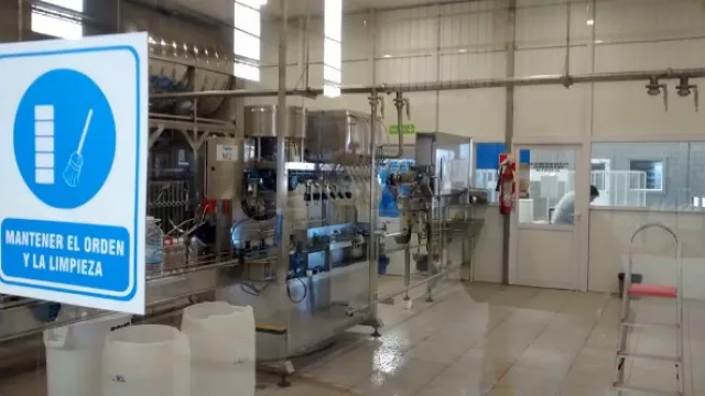 El clean room de la nueva planta de Special Water.