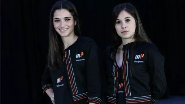 Las chicas de Manpower, sponsor de IN.