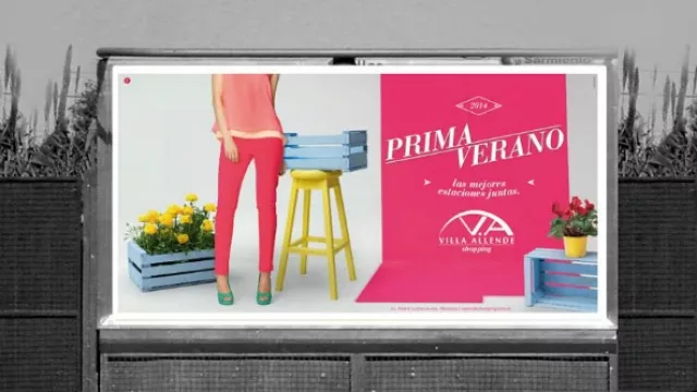 La primavera también en las calles con grandes gigantografías.