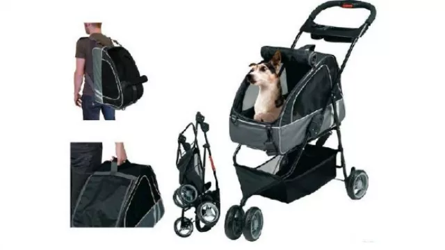 De bolso a carrito para perros (mascotas holgazanas).