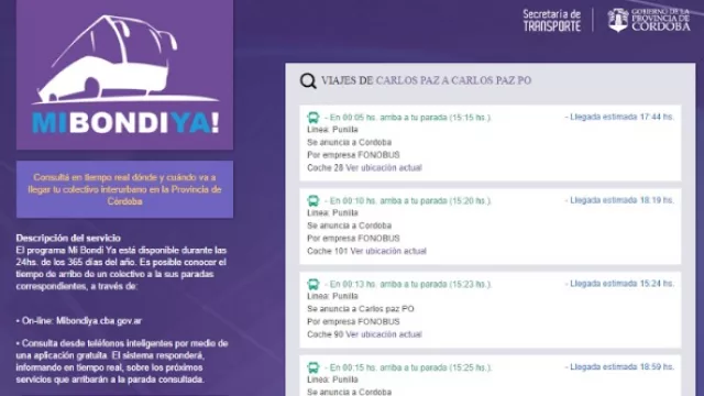 Mibondiya! (una app para interurbanos)