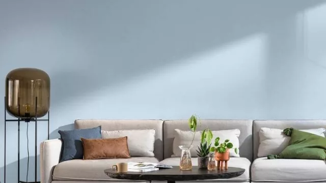 No hombres, no es "celestito", es Coulis de Arándano™ (y es el color del año 2022 de Alba Pinturas)