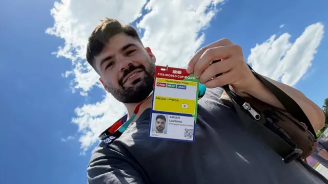 Quién es "Lucho" Aimar, el corresponsal de InfoNegocios en el Mundial 2026 (y los secretos de su noche mágica con Messi)