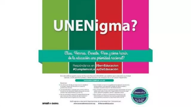 Para el partido UNEN.