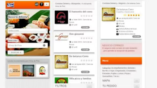 Córdoba Delivery! (aún en beta) se mete al mercado de los pedidos de comida online