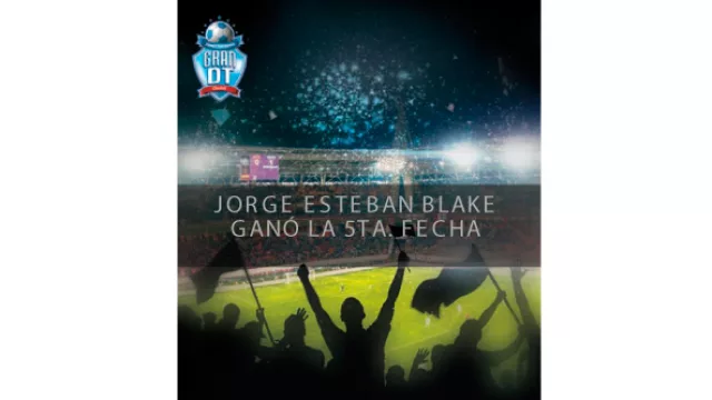 Jorge Blake se lleva los $ 1.000 de Rossetti Deportes