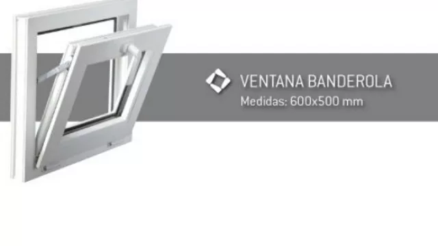 Ventana banderola. 