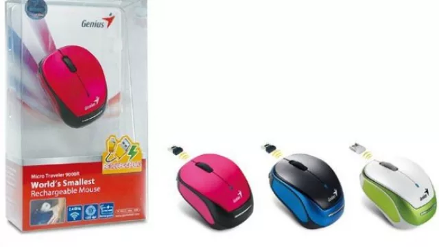 El nuevo Micro Traveler 9000R está disponible en tres alternativas de diseños, en colores rosa con borde negro, blanco con verde, y negro con azul.