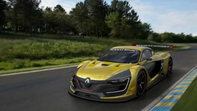 Un vehículo de competición de alta performance con un diseño espectacular.